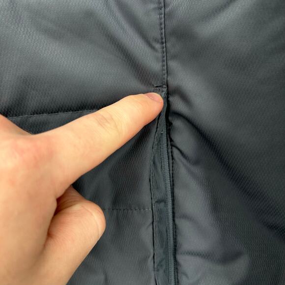 Mens Grey Adidas NCAA Wisconsin Badgers Climastorm Sideline Transition Jacket~ L - Picture 6 of 8